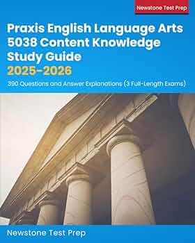 Amazon.com: Praxis English Language Arts 5038 Content Knowledge