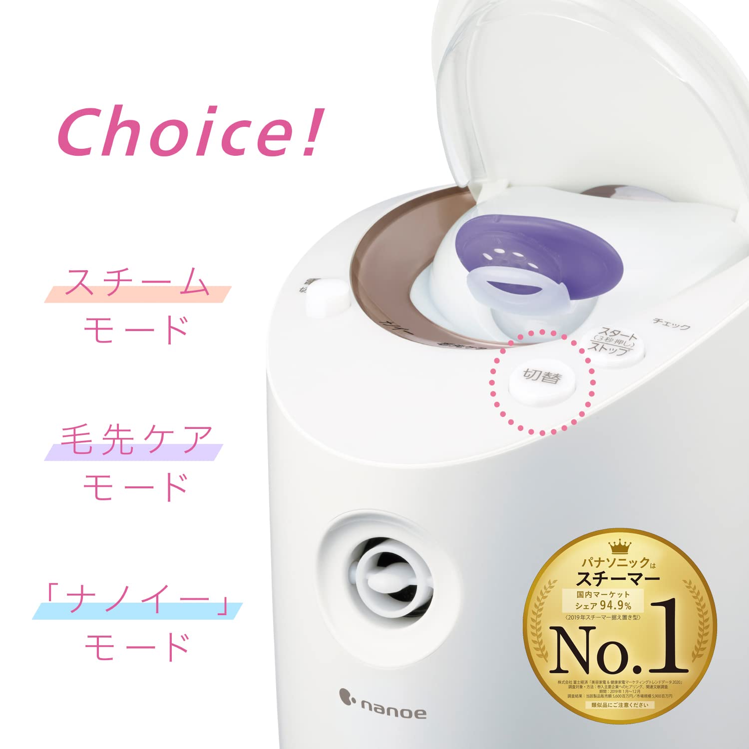 Amazon.co.jp: パナソニック スチーマー ナノケア 2wayタイプ ゴールド