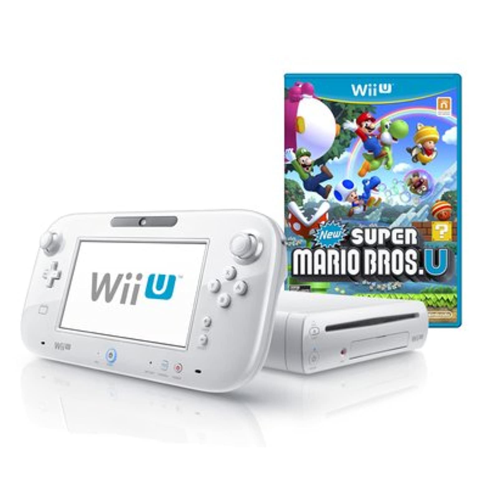 Amazon.com: Wii U 8GB Basic Set Console + New Super Mario Bros. U