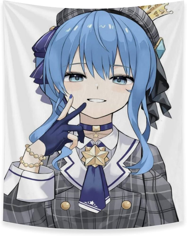 Amazon.co.jp: 星街すいせい タペストリー ほしまちすいせい すい