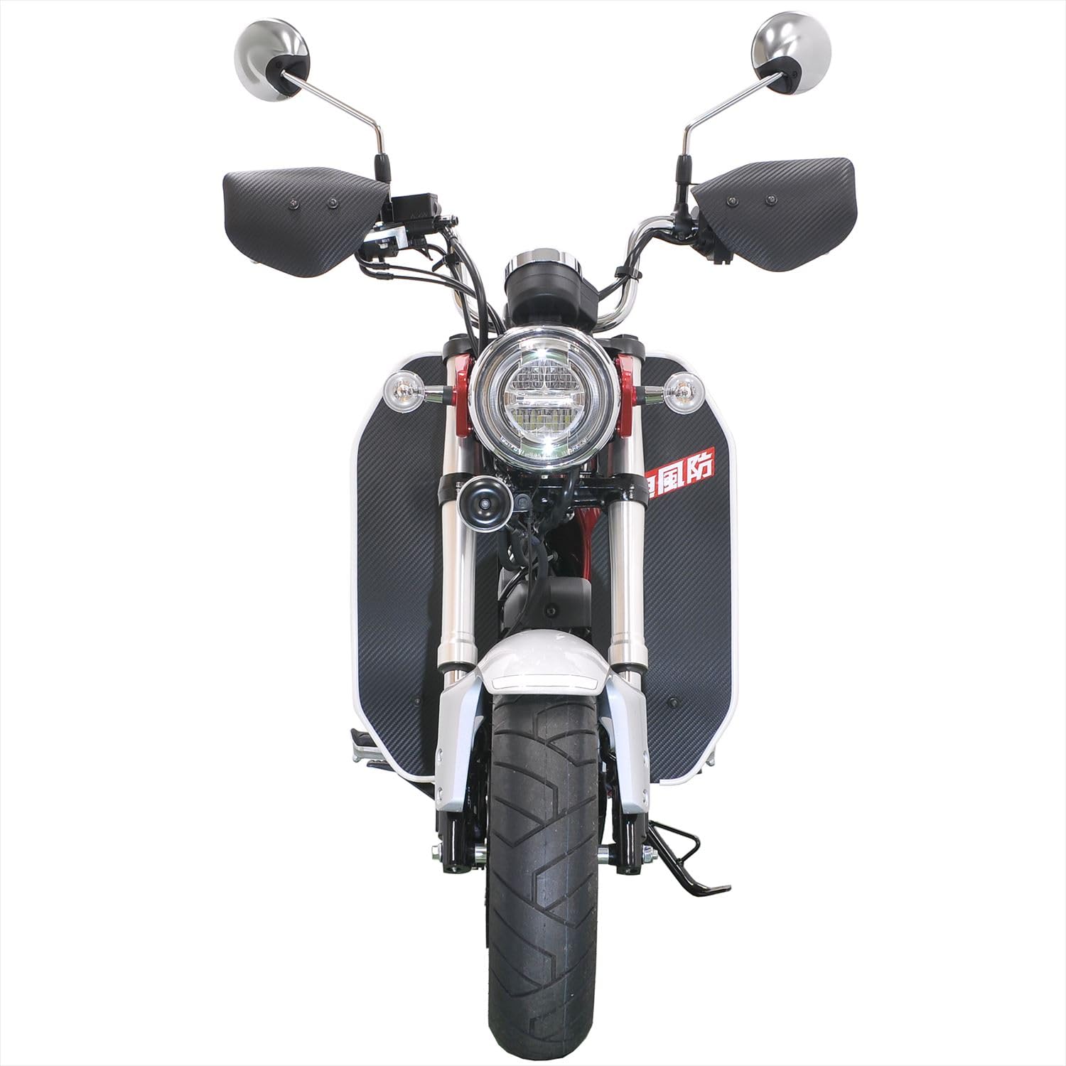 Amazon | 旭風防(AF ASAHI) AFレッグ風防 ブラック(カーボン柄)/モール