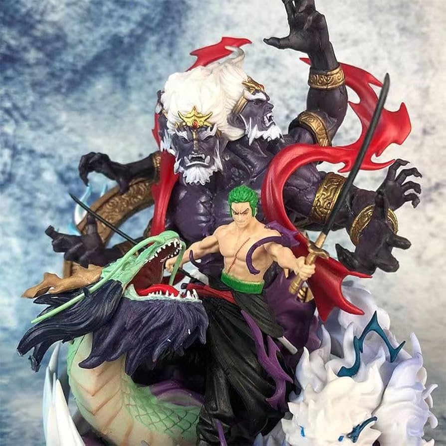 Amazon | ワンピースGK地獄ゾロ地獄の王閻魔21センチアニメ彫刻pvc
