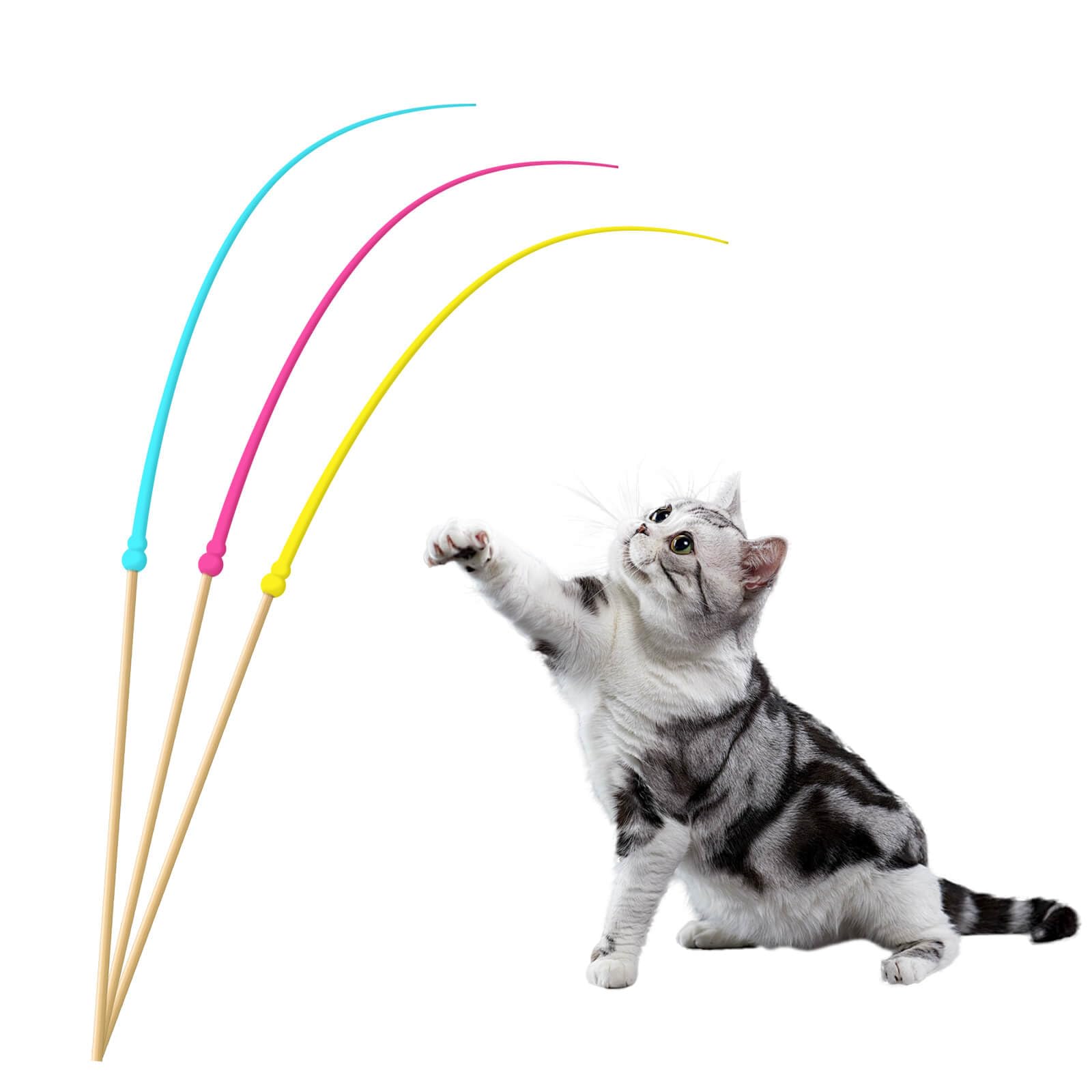 Amazon | 猫じゃらし 猫 おもちゃ ねこじゃらし｜シリコン製 超軽量