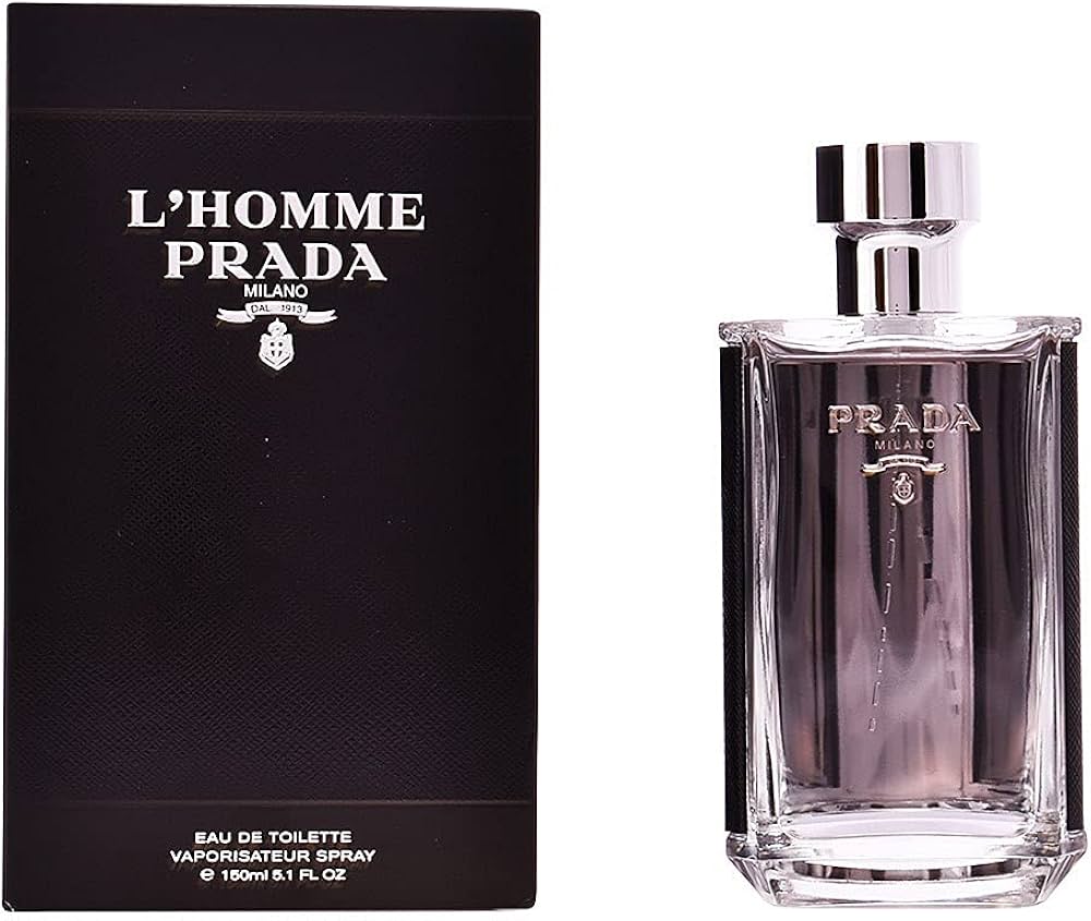 Amazon.com : Prada LHomme Men EDT Spray 5.1 oz : Beauty & Personal