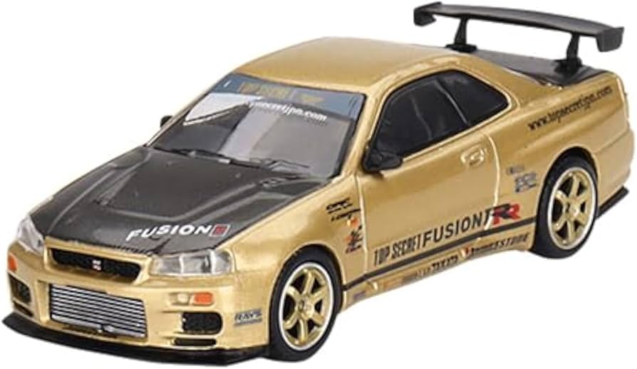 Amazon | MINI GT 1/64 ニッサン スカイライン GT-R R34 Top Secret