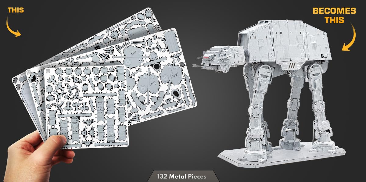 Amazon.com: Metal Earth Premium Series Star Wars Imperial at-at 3D