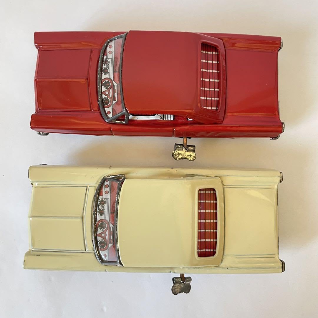 市村商会 当時物 フォード FAIRLANE500 ブリキ自動車 ゼンマイ レトロ