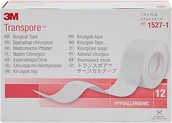 Amazon | 3M Transpore Tape 1 X 10 Yd Box: 12 by Transpore