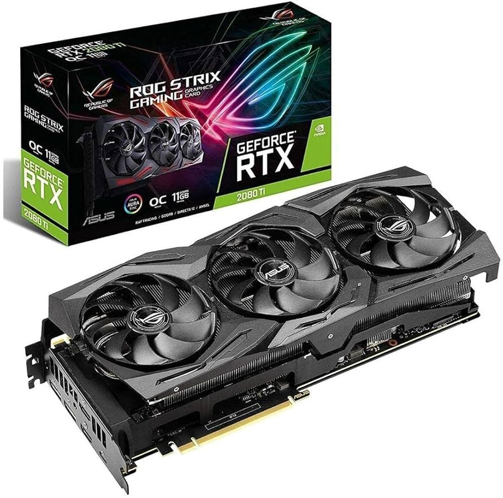 ASUS ROG STRIX GeForce RTX 2080TI Overclocked 11G GDDR6 HDMI DP