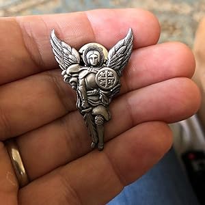 Amazon.com: VENICEBEE® Archangel St. Michael Saint Shield Cross