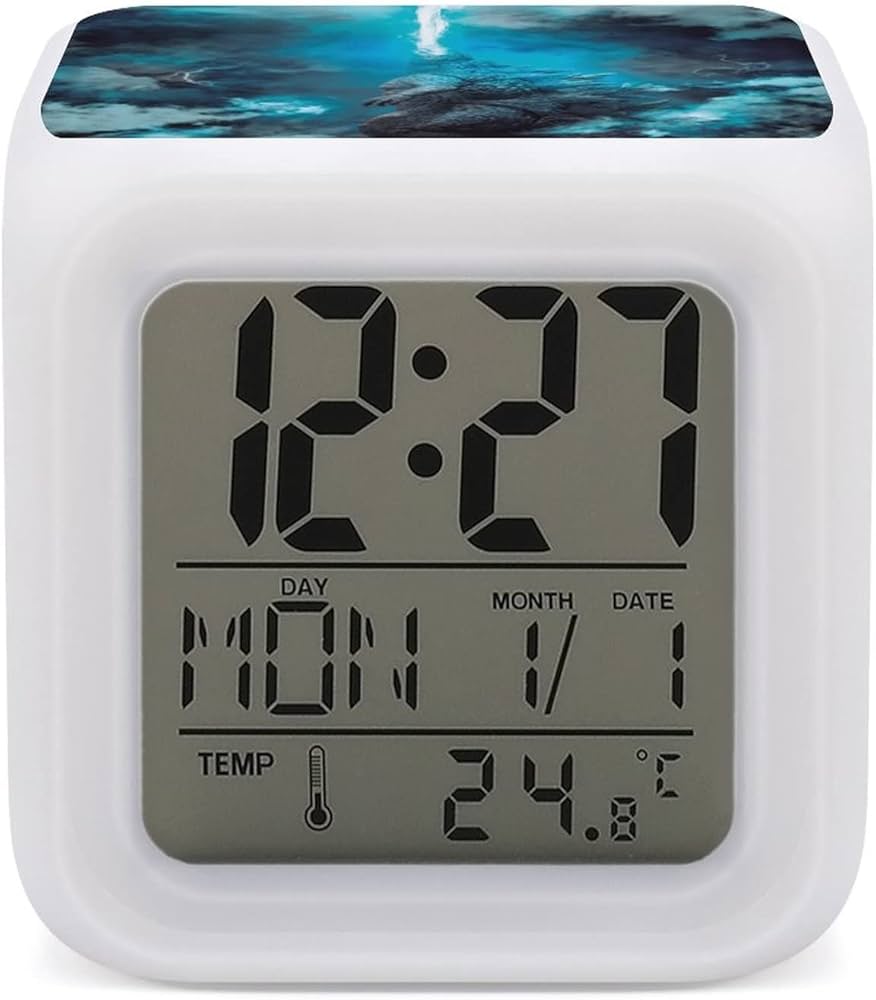 Amazon.co.jp: ゴジラ 目覚まし時計 アナログ 大音量 アラーム マルチ