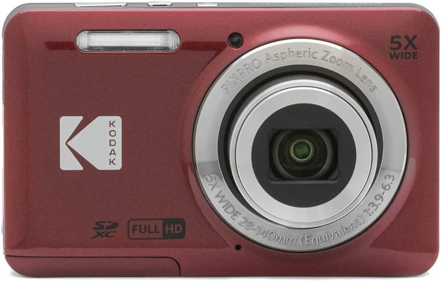 Amazon.com : KODAK PIXPRO Friendly Zoom FZ55 Digital Camera (Red