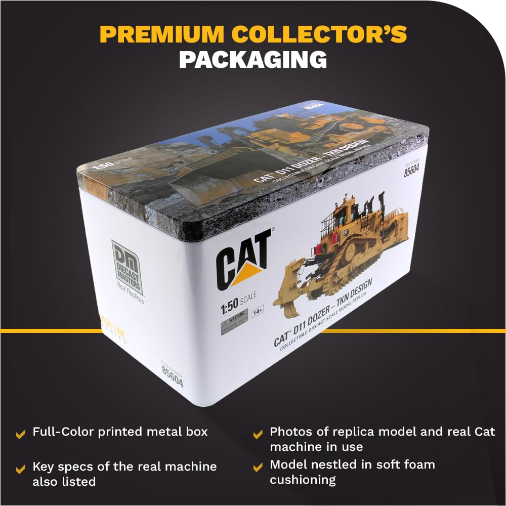 Amazon | 1/50 Cat D11 ブルドーザ 2019 塗装済み完成品 | ミニカー