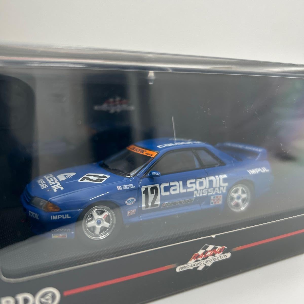 Amazon | EBBRO 1/43 CALSONIC NISSAN SKYLINE GT-R Gr.A 1993#12 星野