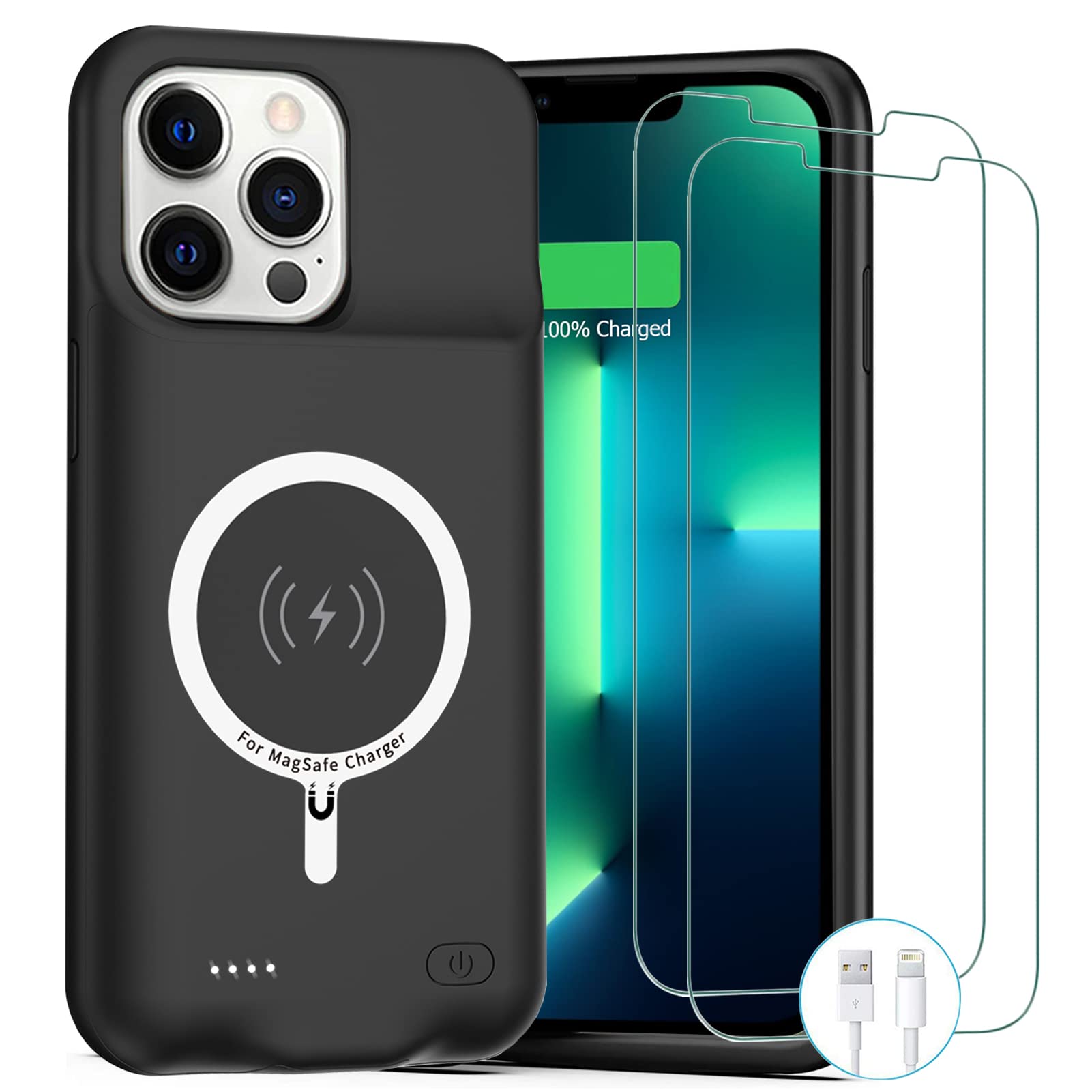 Amazon.com: Battery Case for iPhone 13 Pro Max, 10800mAh