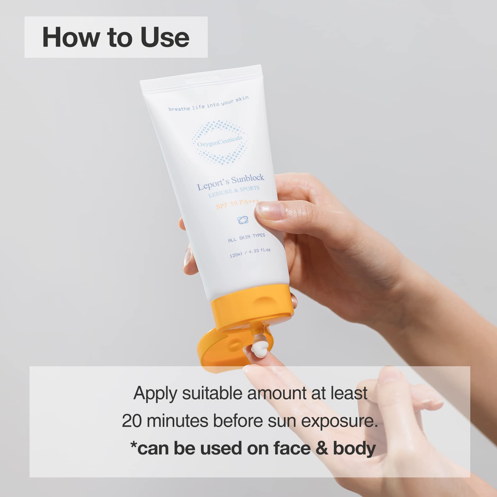 OxygenCeuticals Leport's Sunblock (120ml): Buy Online at Best