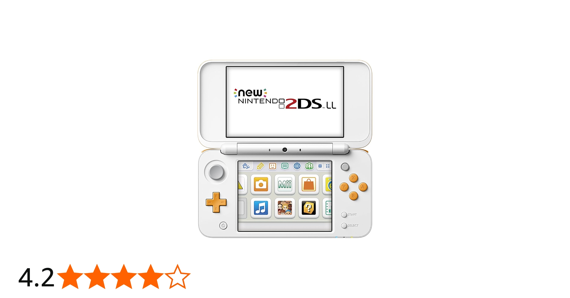 Amazon | Newニンテンドー2DS LL ホワイト×オレンジ | ゲーム機本体