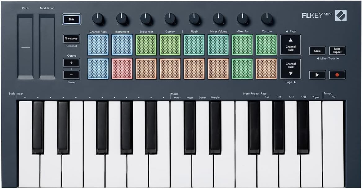 Amazon.co.jp: novation ノベーション/FL KEY MINI MIDIキーボード