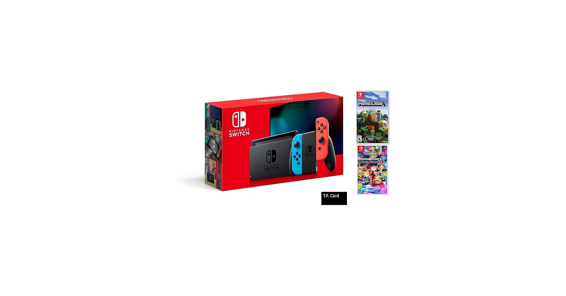 Amazon.com: Nintendo Switch Deluxe Holiday Bundle: Neon Blue and