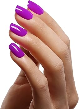 Amazon.com : Ozzeal Neon Gel Polish,0.5 Fl Oz Neon Purple Gel Nail