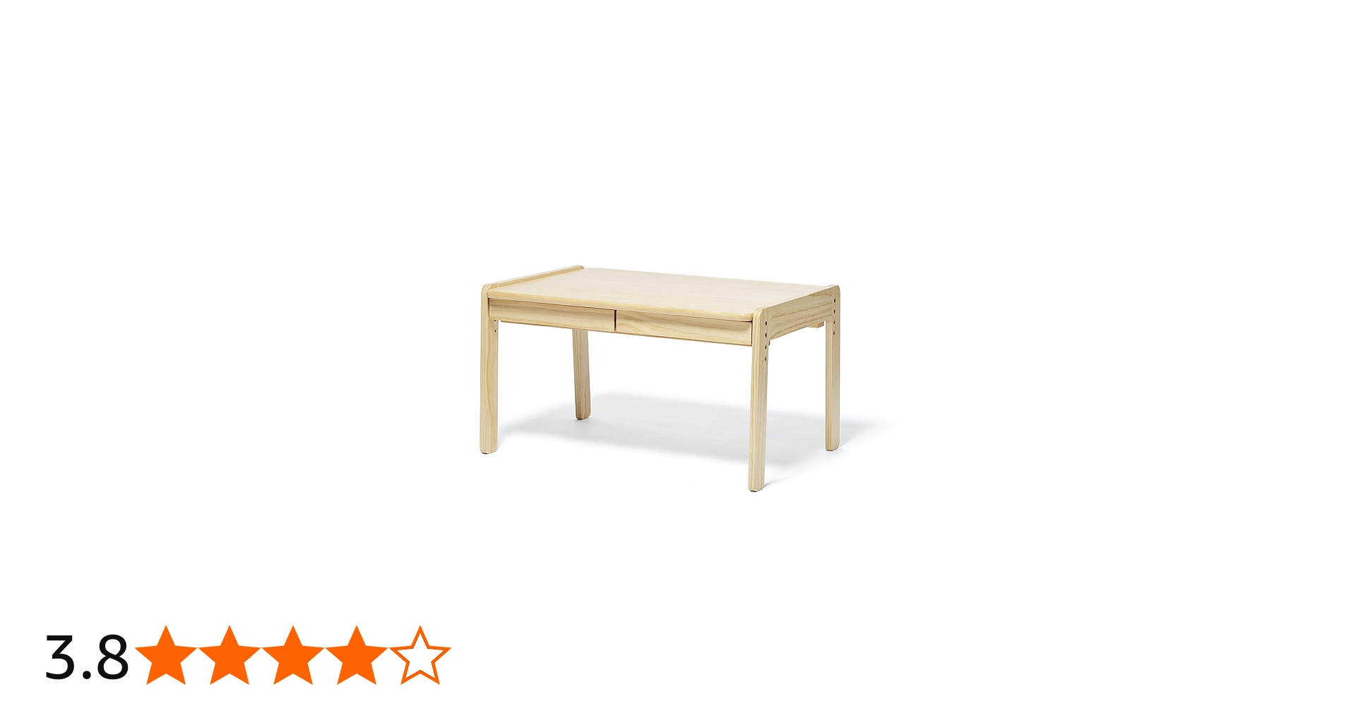 Amazon | 大和屋 ノスタ ラージデスク キッズチェアが4脚入るデスク