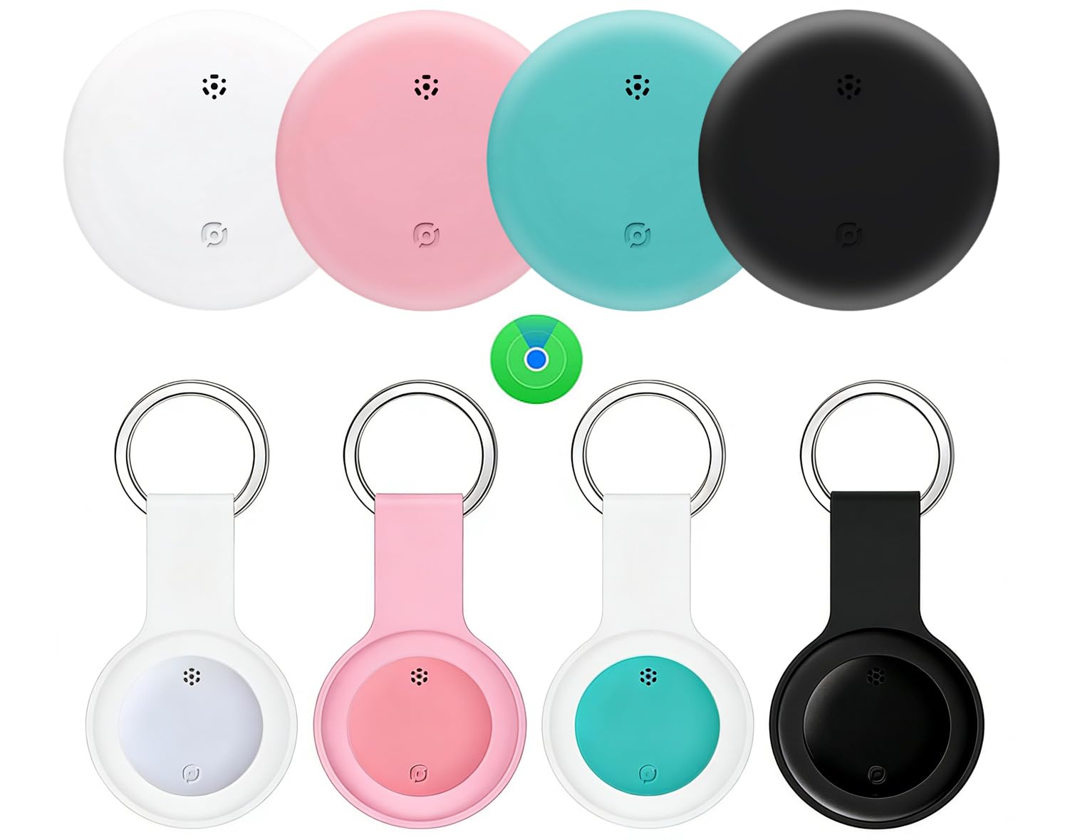 Amazon.co.jp: LYANGET エアタグ（4個セット)airtag 紛失防止タグ gps