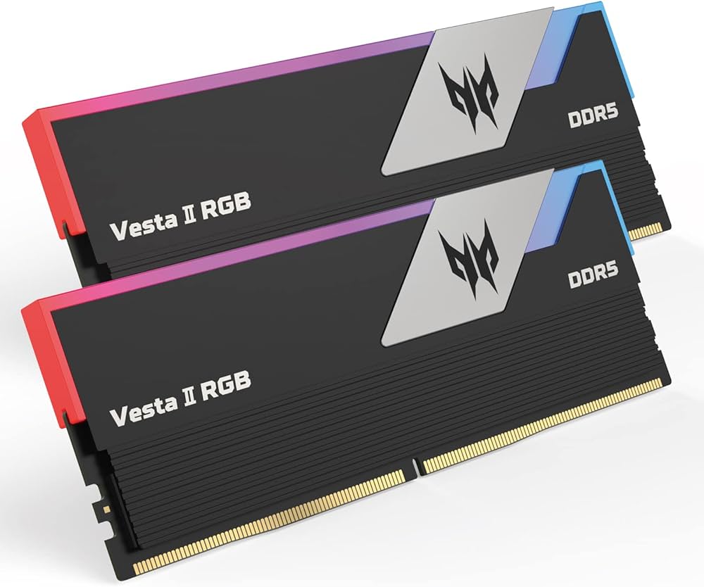メモリー acer Vesta II RGB DDR5 32GB(16x2)6000MHz ☆Acer Predator