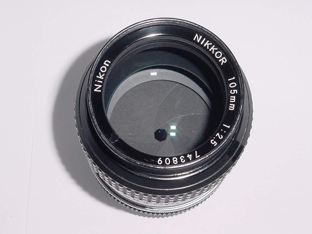 Nikon 105mm f/2.5 AI manual focus lens - sharpest portrait lens