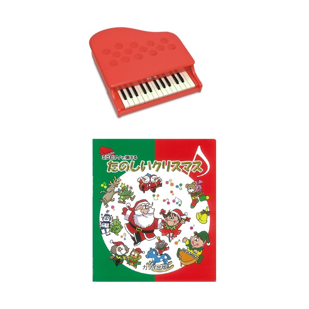 Amazon.co.jp: KAWAI P-25 ミニピアノ 25鍵盤 ポピーレッド + 楽譜
