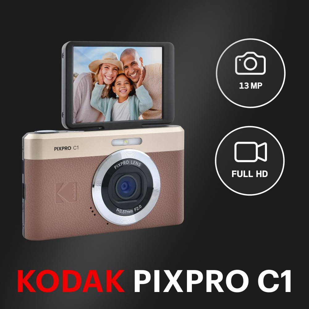 Amazon.com : Kodak PIXPRO C1 Friendly Zoom Digital Camera - 13MP