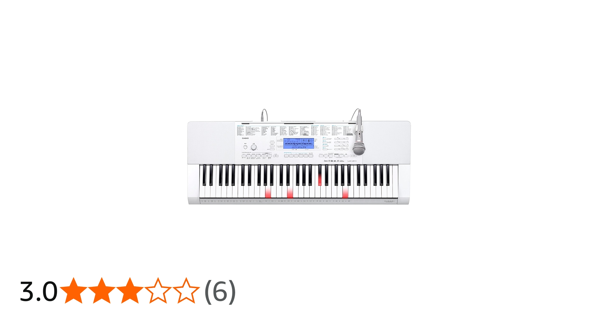 Amazon | CASIO 光ナビゲーションキーボード 61標準鍵盤 LK-211