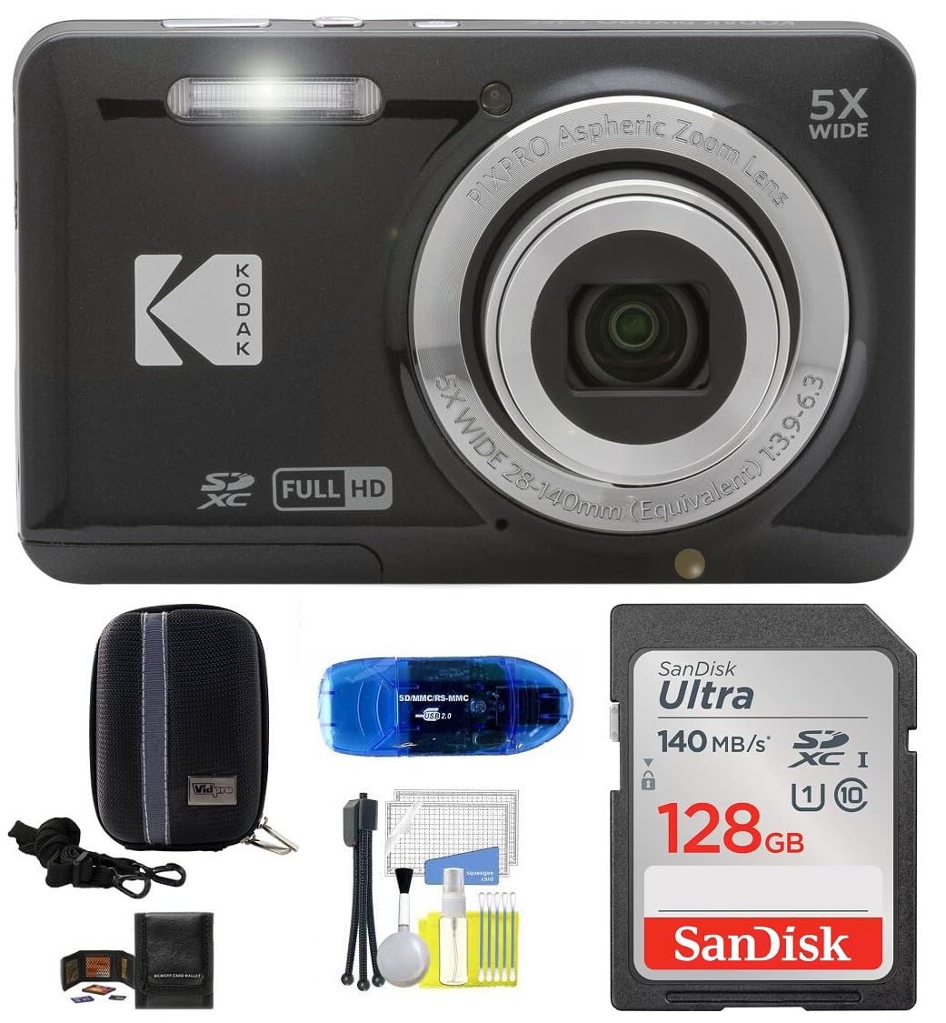Amazon | Kodak Pixpro FZ55 デジタルカメラ(ブラック) セット品