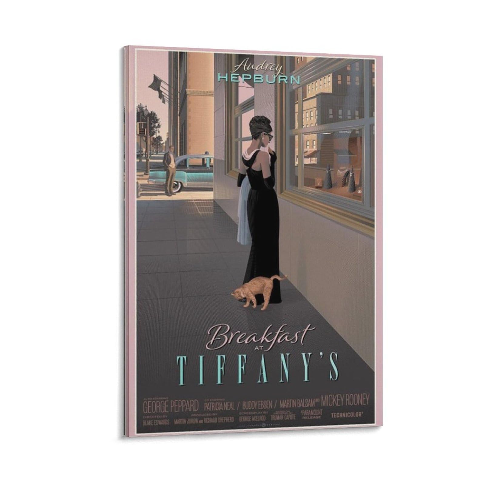 Amazon.co.jp: 映画シリーズポスターティファニーのでの朝食ポスター