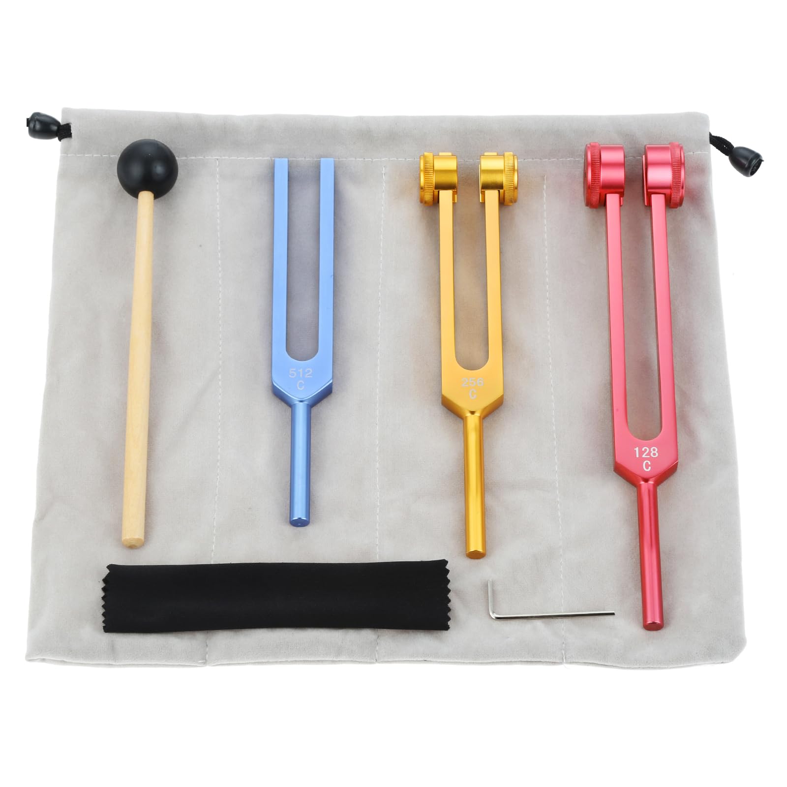 Amazon.com: Tuning Forks for Healing Set 128hz, 256hz, 512hz
