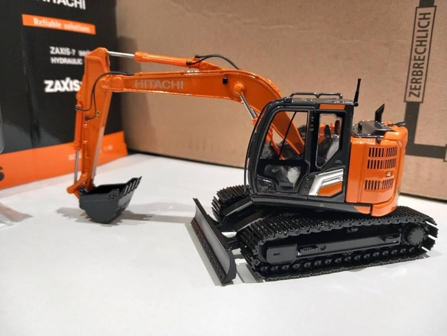 Amazon.co.jp: 日立ZX135US-7 1/50建設機械ミニチュアモデルショベル