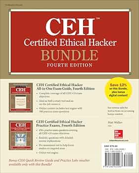 CEH Certified Ethical Hacker Bundle, Fourth Edition: Walker, Matt