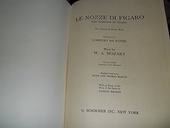 Amazon.com: Le Nozze Di Figaro (The Marriage of Figaro) an Opera