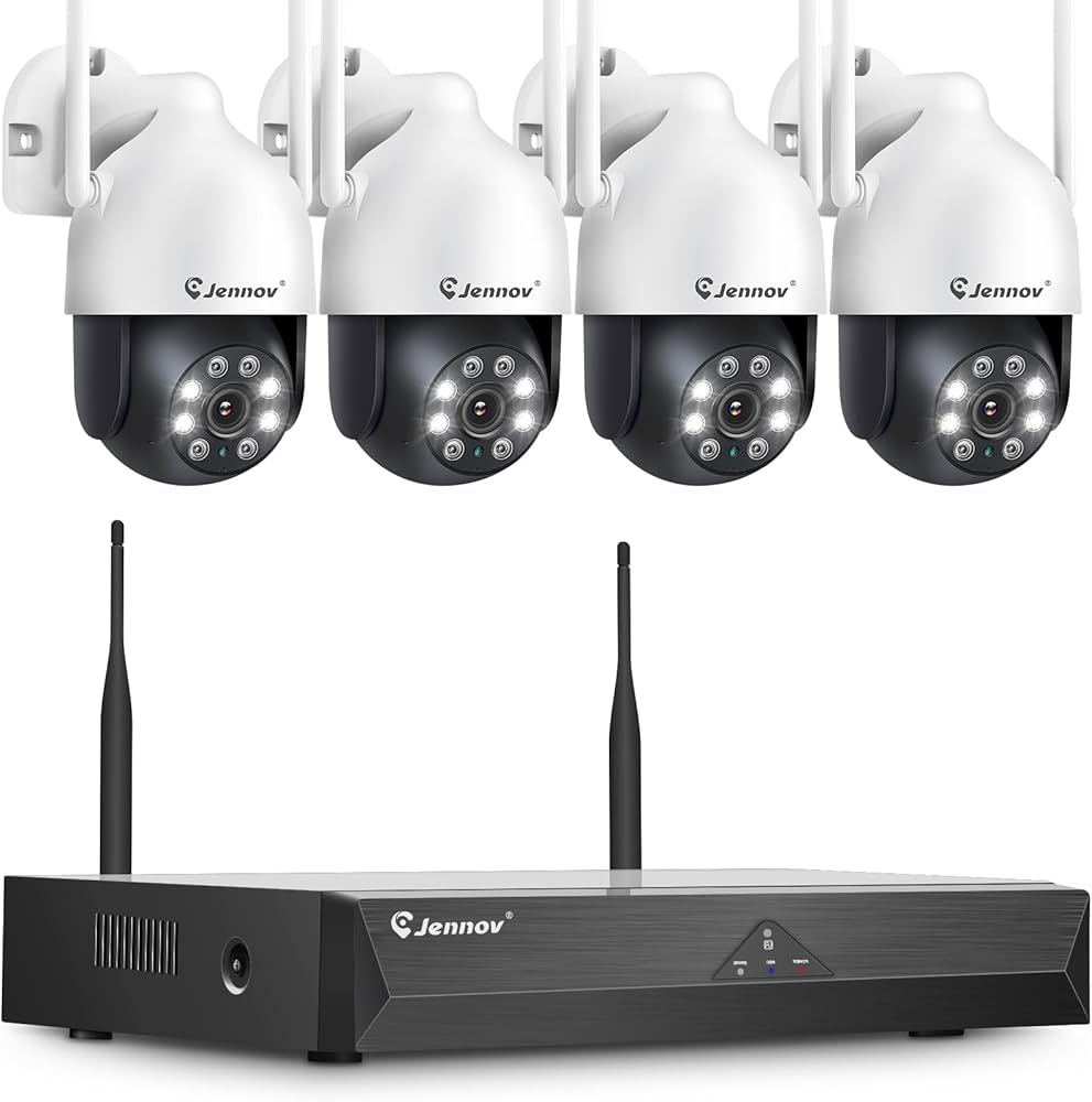 Amazon.co.jp: Jennov 防犯カメラ 屋外 ワイヤレス 防水 360°広角撮影