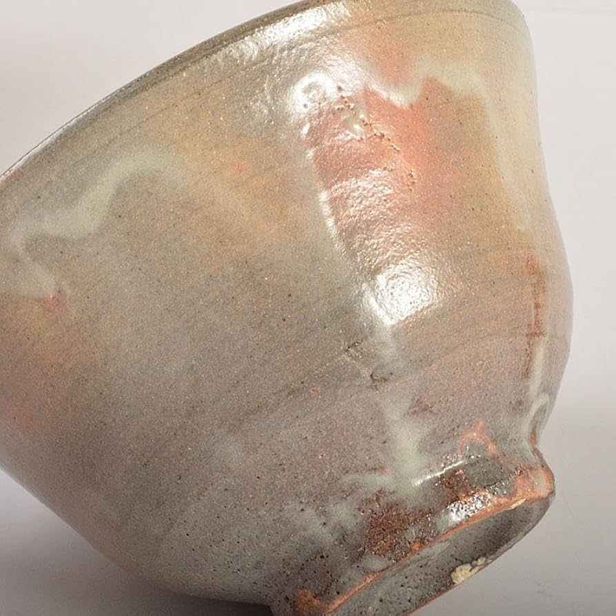 Amazon.co.jp: 茶道具 信州岩井堂焼 古賀無量作 粉吹茶碗 蓋二重箱 共