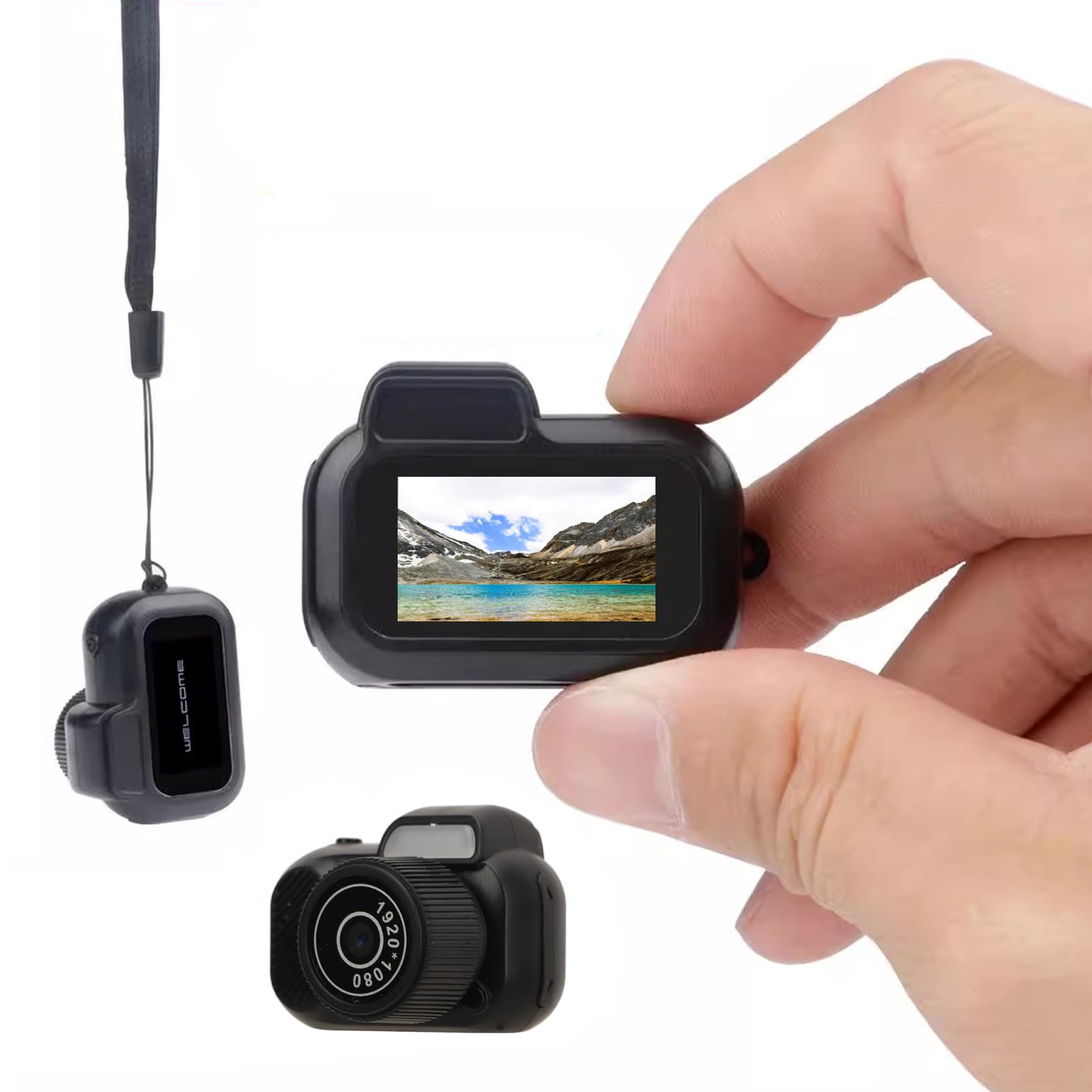 Amazon.com: Mini Keychain Camera, 1080P 2MP Mini Thumb Sized