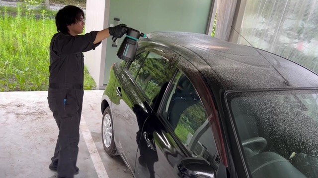 Amazon.co.jp: 【ながら洗車】スノーメンブラック『 誰でも泡洗車体験