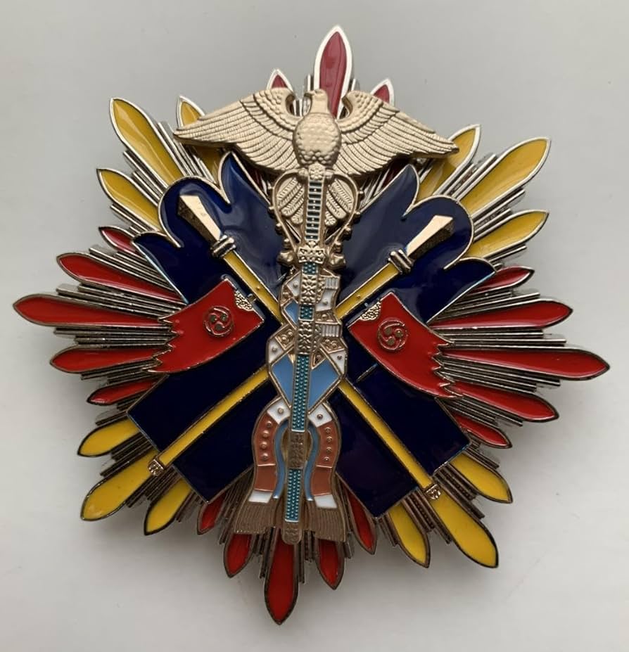 Amazon.co.jp: 功二級 金鵄勲章 副章 日本陸海軍 レプリカ 金鵄章