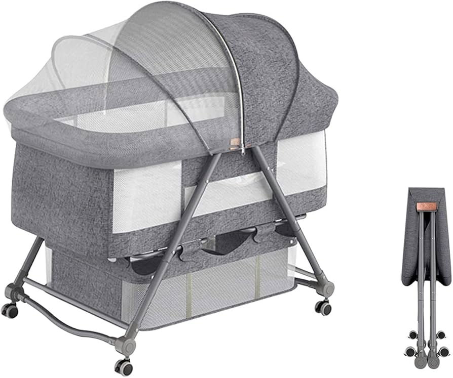 Amazon.co.jp: Luddy ベビーベッド ベビーラック ハイローベッド