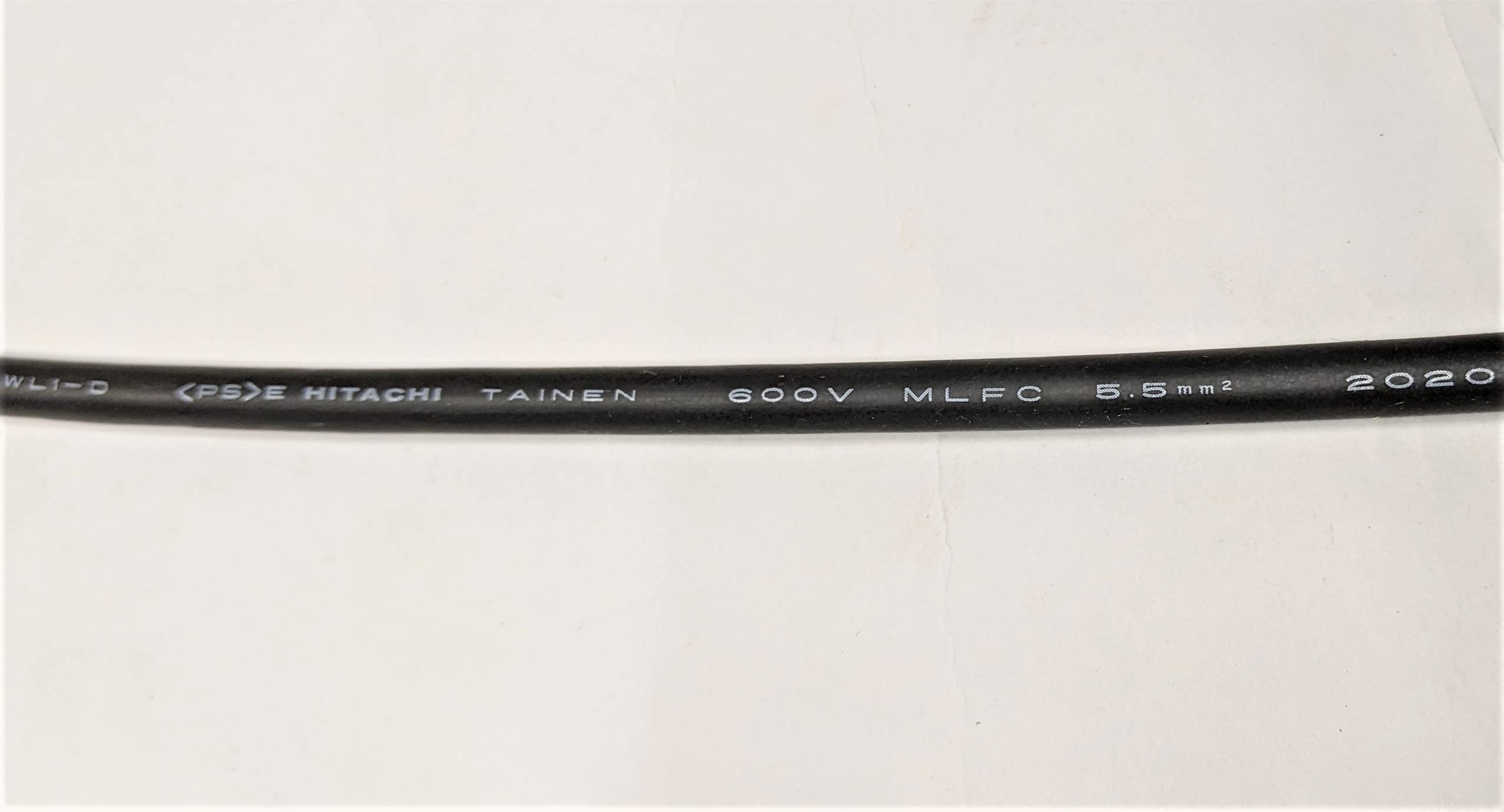 Amazon | 日立金属 MLFC(WL-1) 5.5sq 難燃ポリフレックス電線 【1m単位