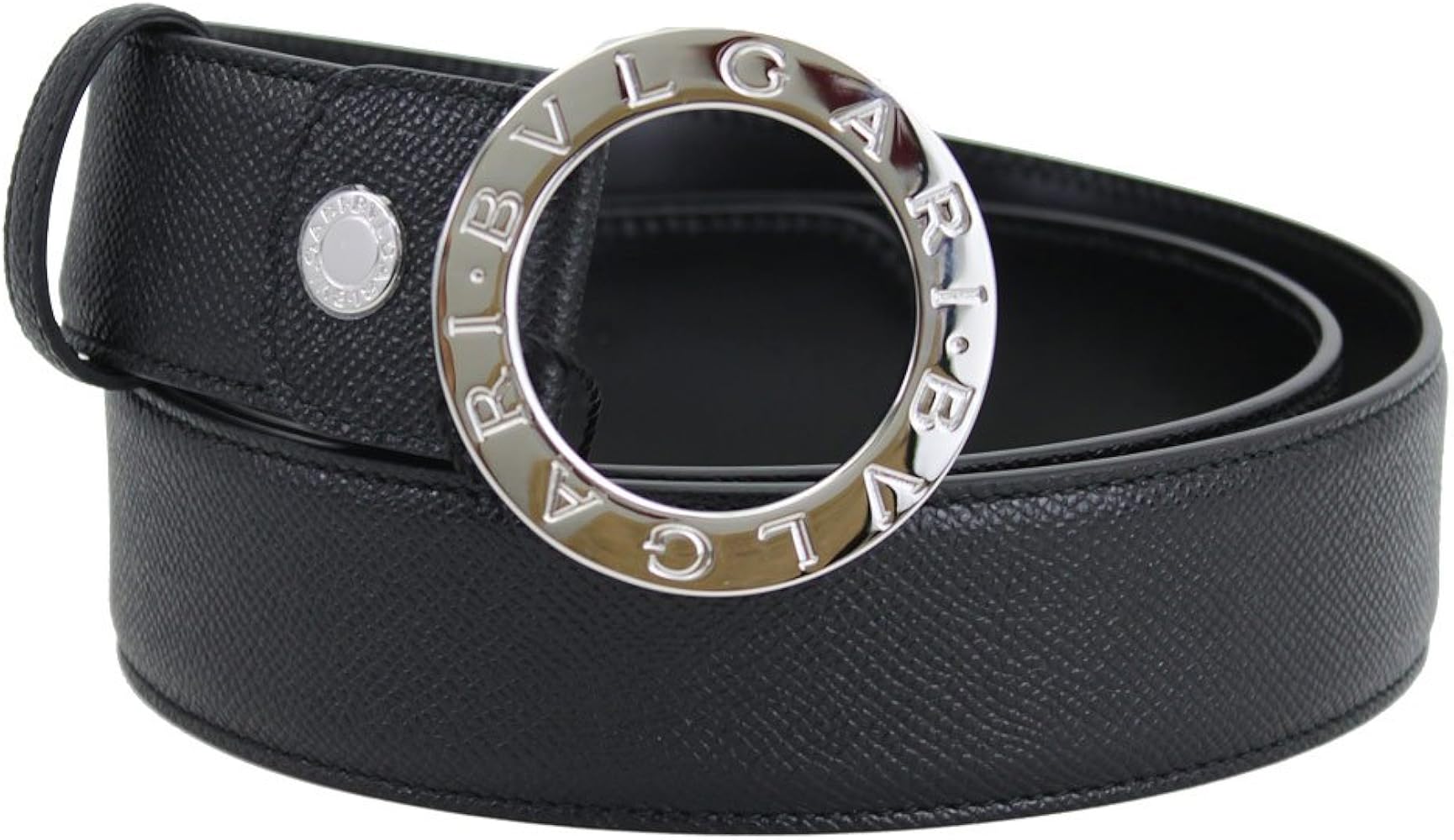 Amazon | BVLGARI (ブルガリ)ベルト メンズ ブルガリブルガリ ブラック