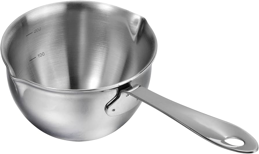 Amazon.com: BOHK 6.76 Oz Mini Butter Warmer Stainless Steel Small