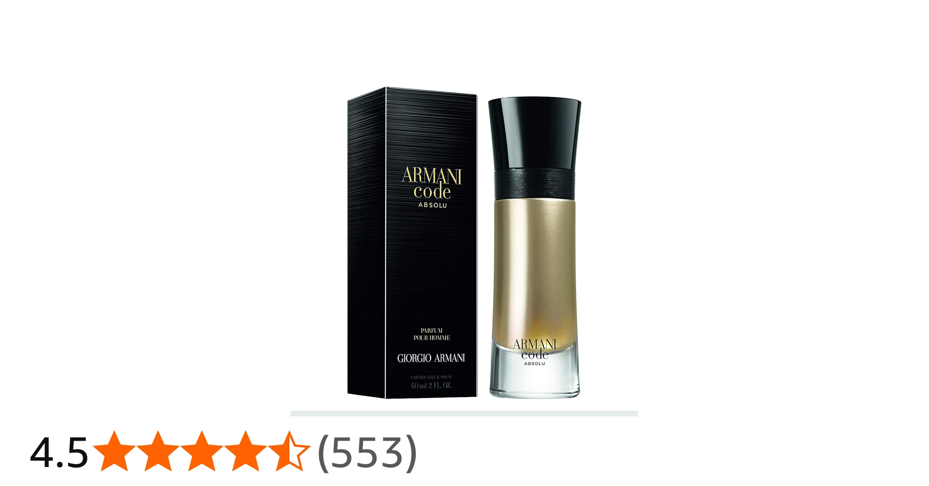 Giorgio Armani Code Absolu Homme/Man Eau de Parfum, 60 ml