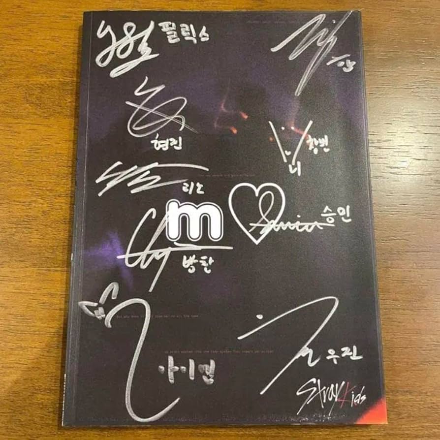 Amazon.co.jp: stray kids 直筆サイン入りCD : パソコン・周辺機器