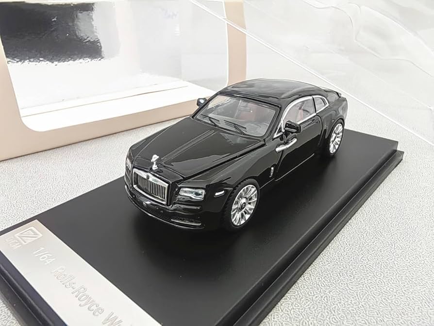 Amazon | LF 1/64 ロールスロイス Wraith 黒 | ミニカー・ダイキャスト