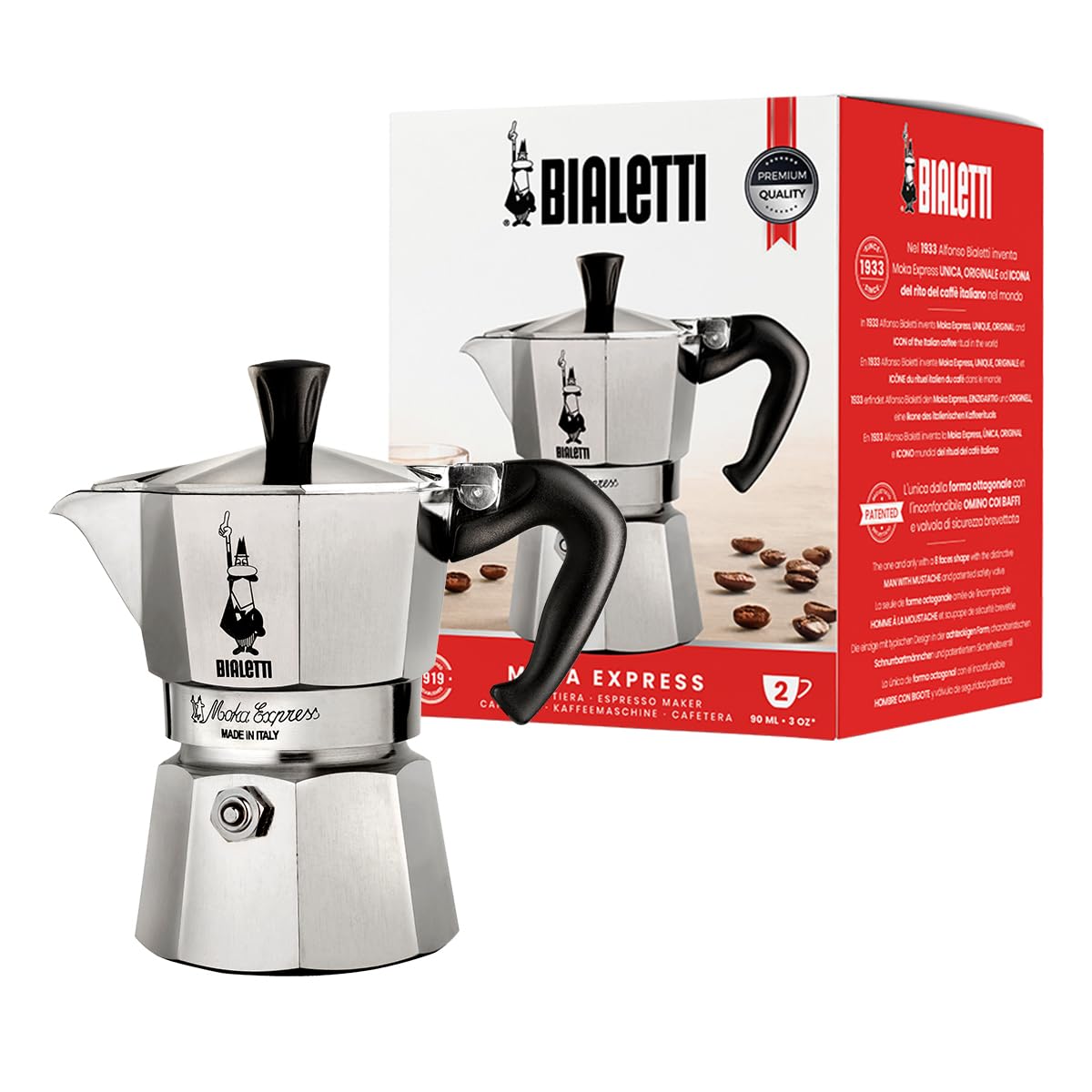 Amazon｜BIALETTI(ビアレッティ) Bialettiモカエキスプレス 2カップ用